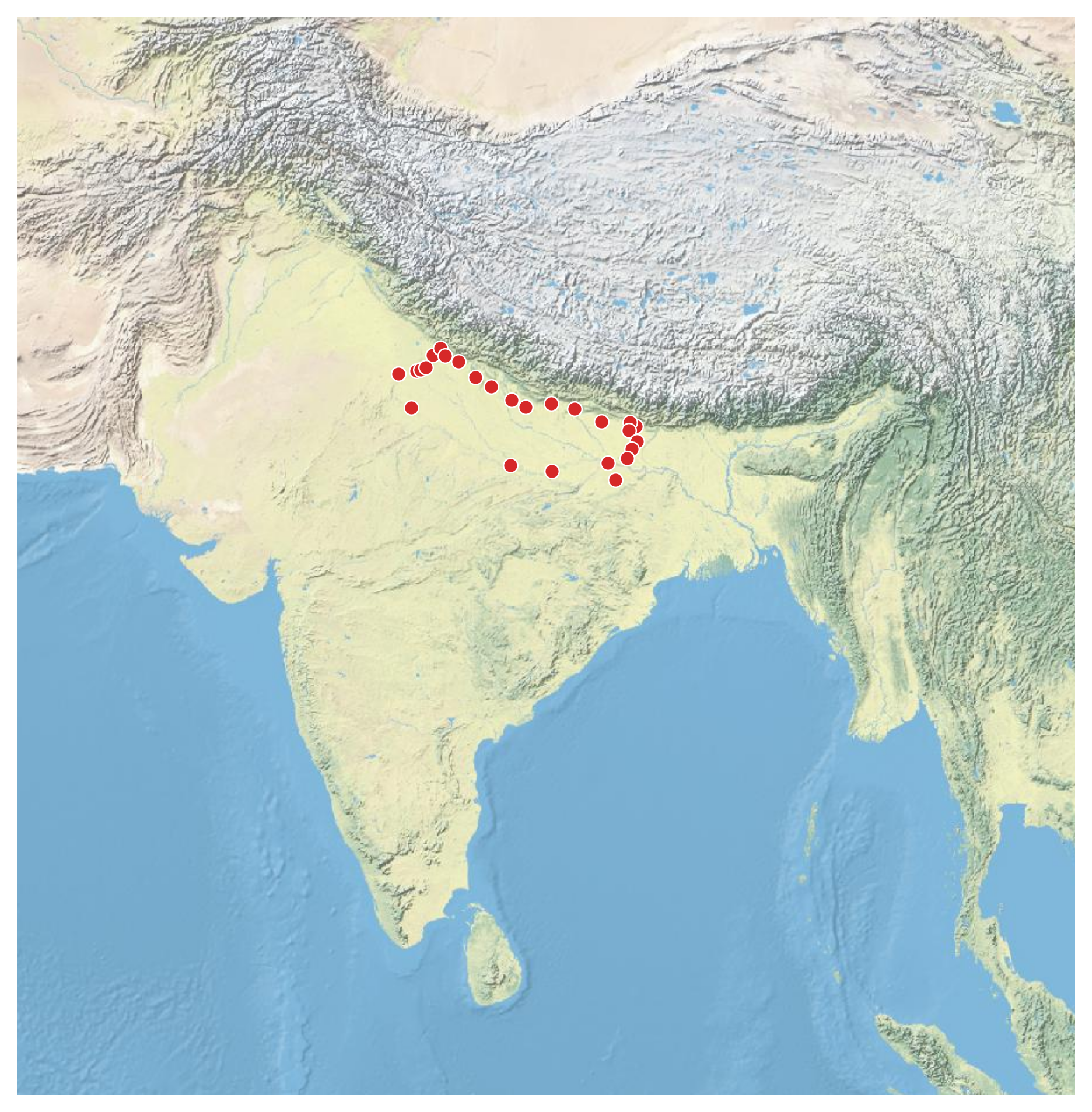 Route map for Jarasandh killing